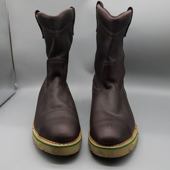Men’s HyTest Brown Leather Boots (steel toe) main image 10
